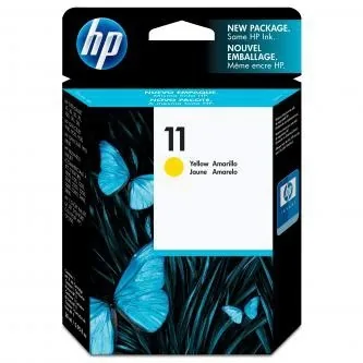 HP originální ink C4838AE, No.11, yellow - prošlá expirace (2016)
