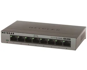 NETGEAR GS308v3 - Přepínač - neřízený - 8 x 10/100/1000 - desktop, pro připevnění na zeď