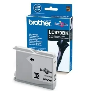 Brother ink LC-970BK, black, 350str., Brother DCP-135C, 150C, MFC-235C, 260C,pošk. obal E